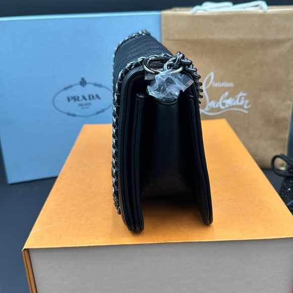 Black chain crossbody handbag - Picture 6 of 14